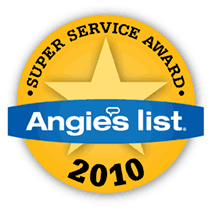 Angie's List Super Service Award 2009 Winner
